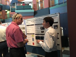 2016 U.S. Fellow Rony Ballouz (UT Austin) presenting his research posted at the 2nd Annual Smalley-Curl Institute Summer Research Colloquium at Rice University. ~ Photo Credit: Sarah Phillips 