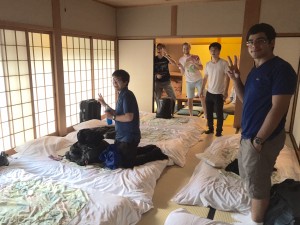 Kansai Seminar House: Settling in to the men’s common bedroom. ~ Rony Ballouz 