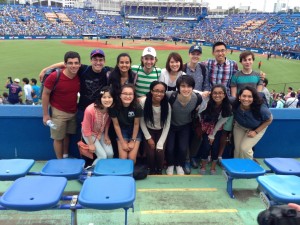 The home team may not have won, but this was a dream come true and I’m so glad I got to share it with so many people! - Submitted by Daniel Gilmore Top: Youssef, Me, Shweta, Nickolas, Yuko, Ben, Haihao, Rony Bottom: Momoko, Sasha, Mayssa, Donald, Shweta, Brianna 