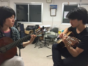 Donald’s guitar lesson with Tomoya-san - Submitted by Daniel Gilmore