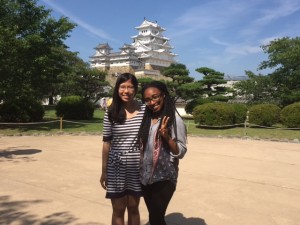 With Erica at Osaka Castle. ~ Mayssa Gregoire