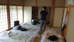 Our epic room in Kyoto! ~ Benjamin Kaiser