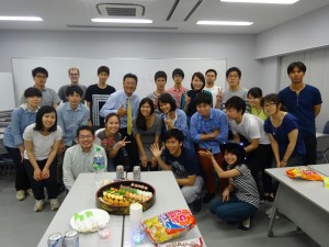 Welcome party with the Awazu Laboratory ~ Erica Lin