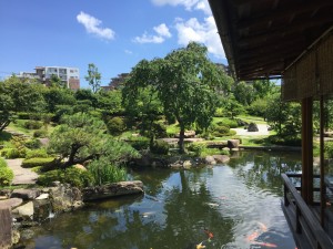 Zen of Life: Breathtakingly beautiful Japanese garden in the Sysmex Techno Park. ~ Haihao Liu