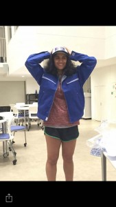 Receiving my TTI hat and jacket as gifts from my lab. ~ Brinda Malhotra