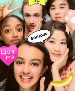 Furyu Puri Photo Booth, Shibuya: Took some funny pictures with one of the KIP students