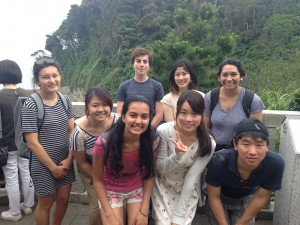 Iwaya Caves, Enoshima: Some of the KIP students planned a weekend trip with us to check out Sea Candle, temples, and the caves. - Shweta Modi 