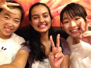 Shabu Shabu, Chiba: Enjoyed dinner for the last time with two of my Chiba friends that I made at my dorm. They also helped me move my luggage to the station—I am going to miss them! ~ Shweta Modi