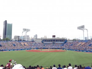 Yakult Swallows vs. Orix Buffaloes – This was my and a few other fellows’ first baseball game. Ever. Even though we didn’t fully understand all of what was going on, it was a fun experience. Brianna and I did our best to keep up with the cheers though I’m pretty sure we cheered for the wrong team for a while. - Chandni Rana 