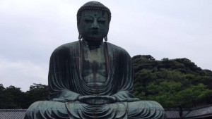 Kamakura Daibutsu – One of the cool things we saw on our trip to Kamakura was this giant statue of the Amida Buddha. - Chandni Rana 