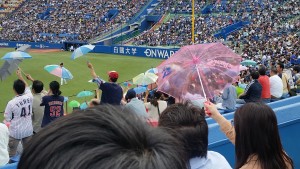 Take Me Out to the Ball Game: During our last weekend in Tokyo most of us went to a Japanese baseball game! Every time the Swallows scored, their fans would wave their tiny umbrellas in the air. Even though the Swallows lost (we were sitting with their fans so I guess we were rooting for them), I had a great time watching the game.