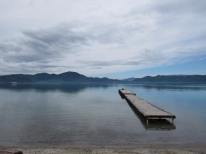 Lake Tazawa: Beautiful view of the lake. 
