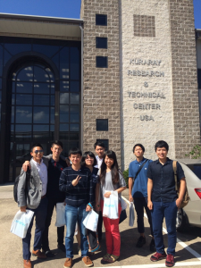 With colleague participants of Nakatani RIES Japanese after company visit (Kuraray). ~ Nobuyoshi Hiramatsu