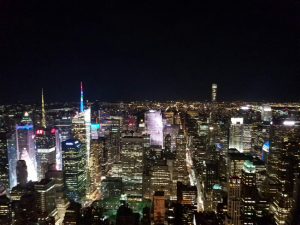 A spectacle view from Empire state building in NY. ~ Nobuyoshi Hiramatsu 