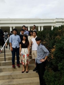 Group photo at the White House. ~ Hiromi Miwa