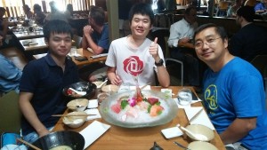 Lunch with Prof. Lin Zhong and Ruogu ~ Soya Miyoshi