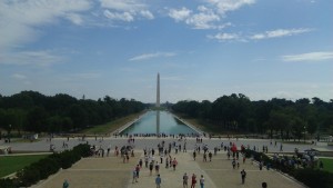 National Mall. Behind is the statue of Lincoln. ~ Soya Miyoshi 