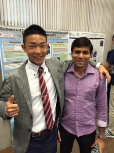 Final meeting with my mentor On the last day with my wonderful mentor, Dr. Ashok, at the RCQM colloquium. ~ Toshihiro Takada 