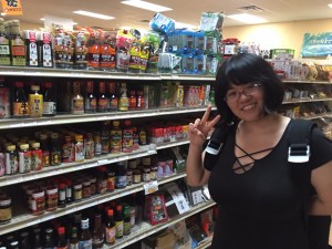 Japanese store in Houston. There are all kinds of Japanese seasonings. ~ Ayaka Yoshida