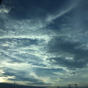 Beautiful sky in Houston. ~ Ayaka Yoshida