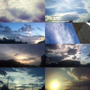 I love the sky in Houston. The clouds are beautiful. ~ Ayaka Yoshida